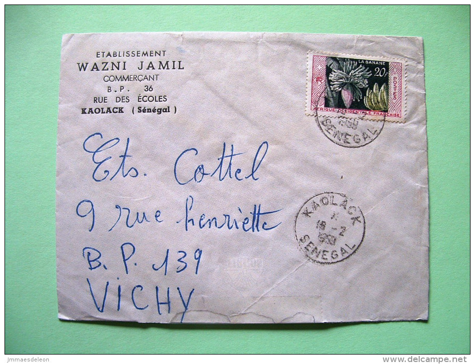 French West Africa - Senegal - 1959 Cover To France - Bananas - Cartas & Documentos