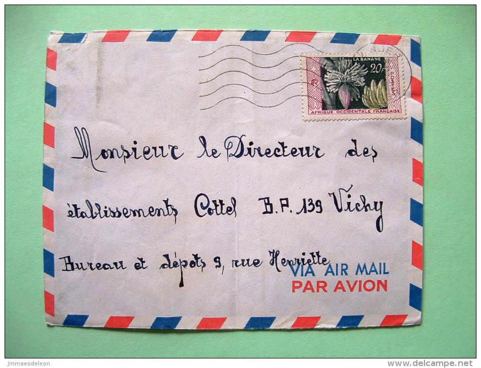 French West Africa - Niger - 1958 Cover To France - Bananas - Storia Postale