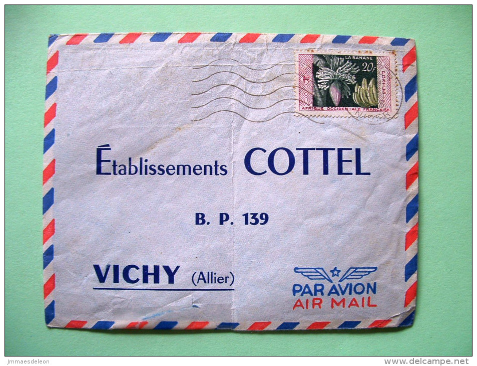 French West Africa - Niger - 1958 Cover To France - Bananas - Storia Postale