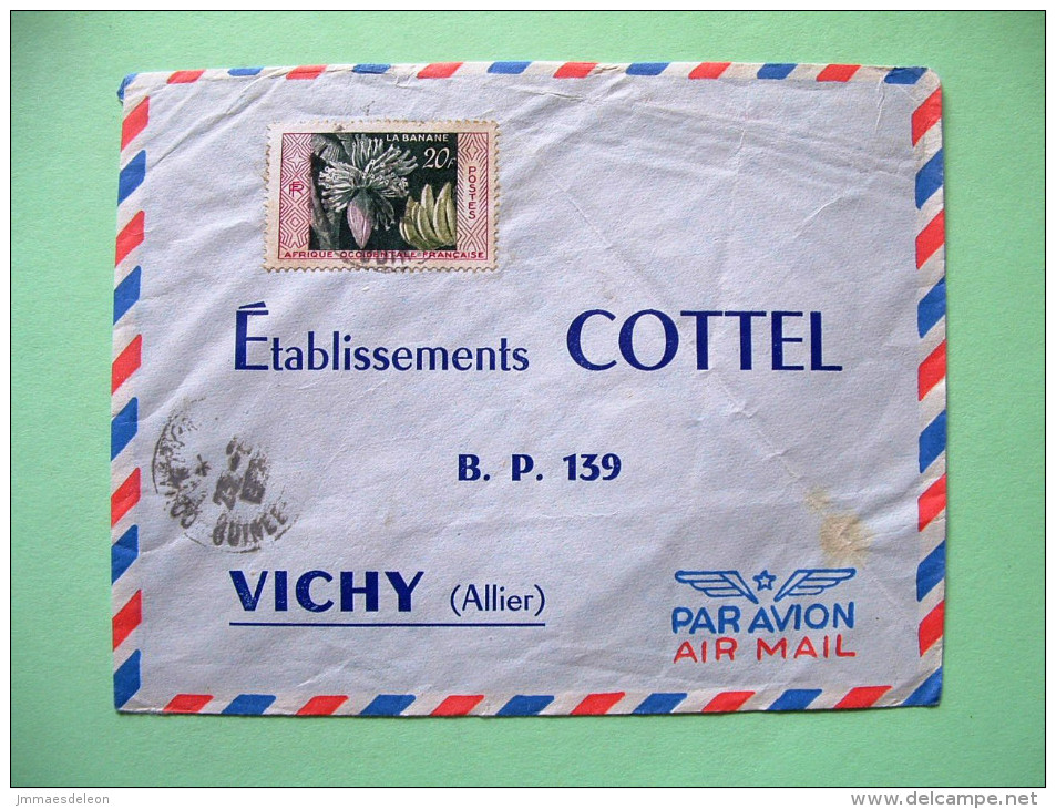 French West Africa - French Guinea - 1958 Cover To France - Bananas - Storia Postale