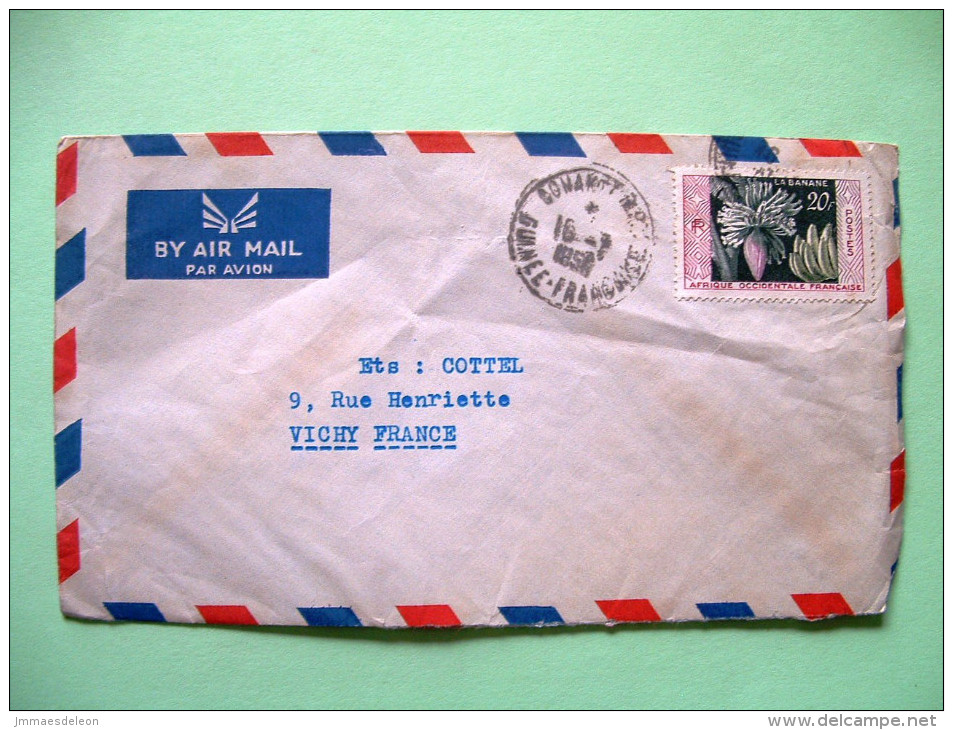 French West Africa - French Guinea - 1958 Cover To France - Bananas - Lettres & Documents