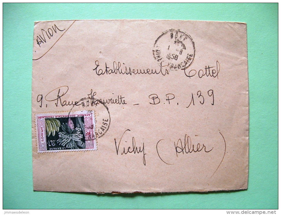 French West Africa - French Guinea - 1958 Cover To France - Bananas - Briefe U. Dokumente