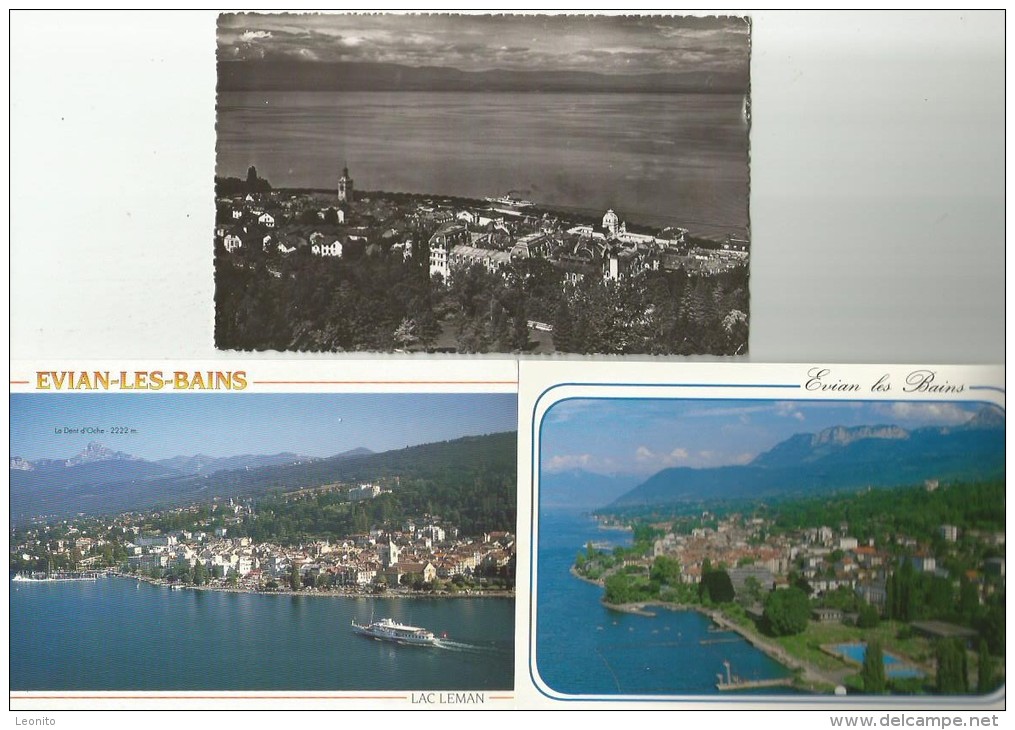 EVIAN-LES-BAINS Haute Savoie 3 Cartes - Evian-les-Bains