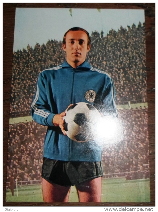 CARTE POSTALE COUPE DU MONDE DE FOOTBALL MEXICO 70 1970 HORST WOLTER  EQUIPE ALLEMANDE - Soccer