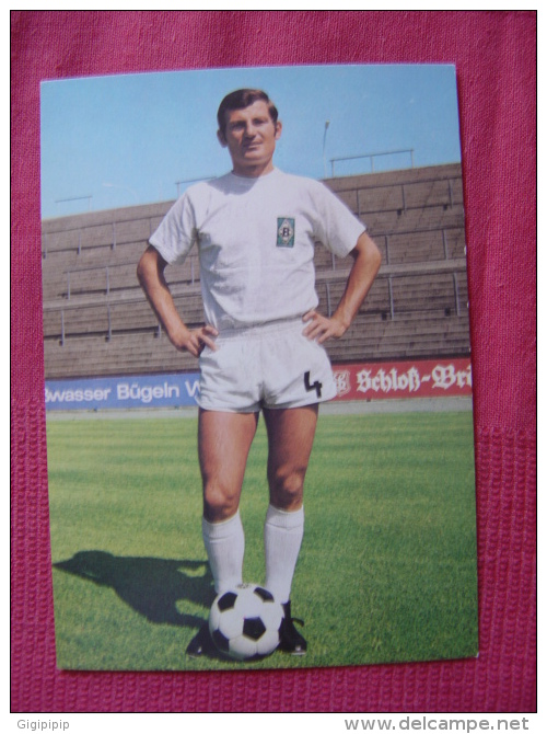 CARTE POSTALE COUPE DU MONDE DE FOOTBALL MEXICO 70 1970 LUDWIG MULLER  BORUSSIA MONCHENGLADBACH - Soccer
