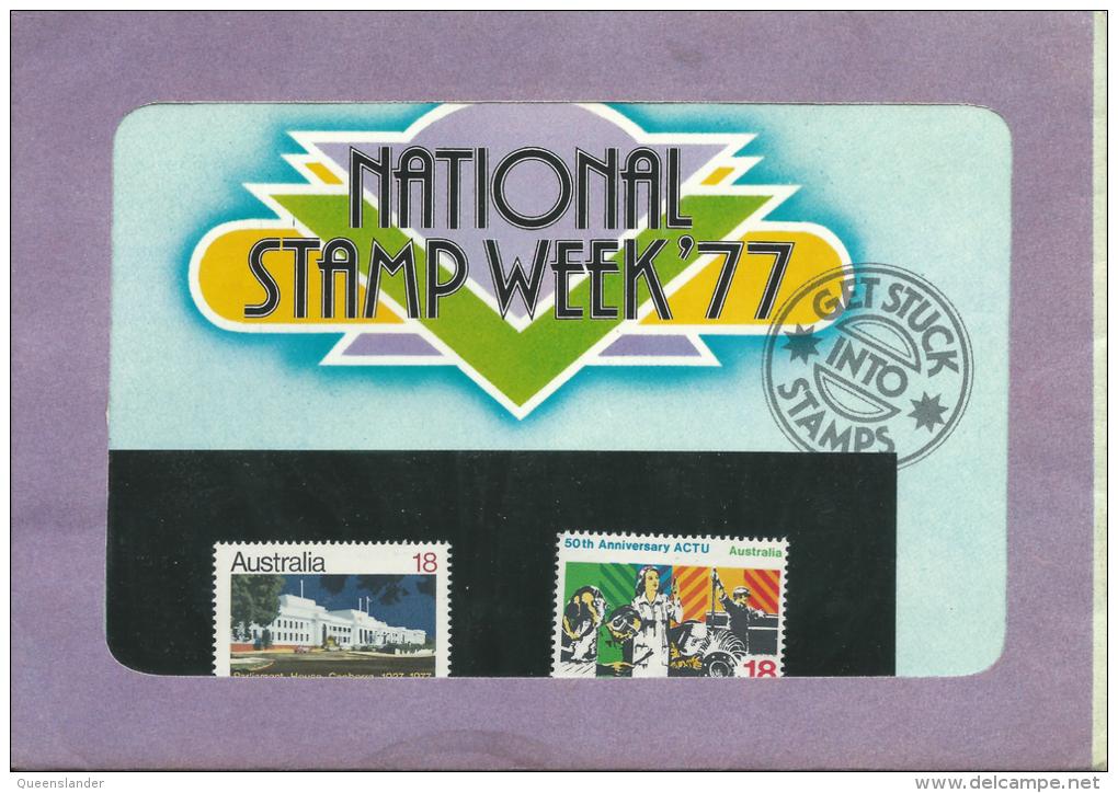 1977 National Stamp Week Set 2 In Presentation Pack As Issued 1977 Great Value Sealed MUH Unused - Presentation Packs