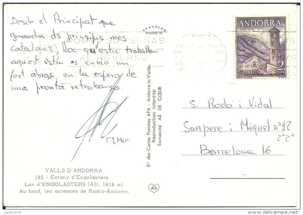 POSTAL  ESCANER 1972 - Storia Postale