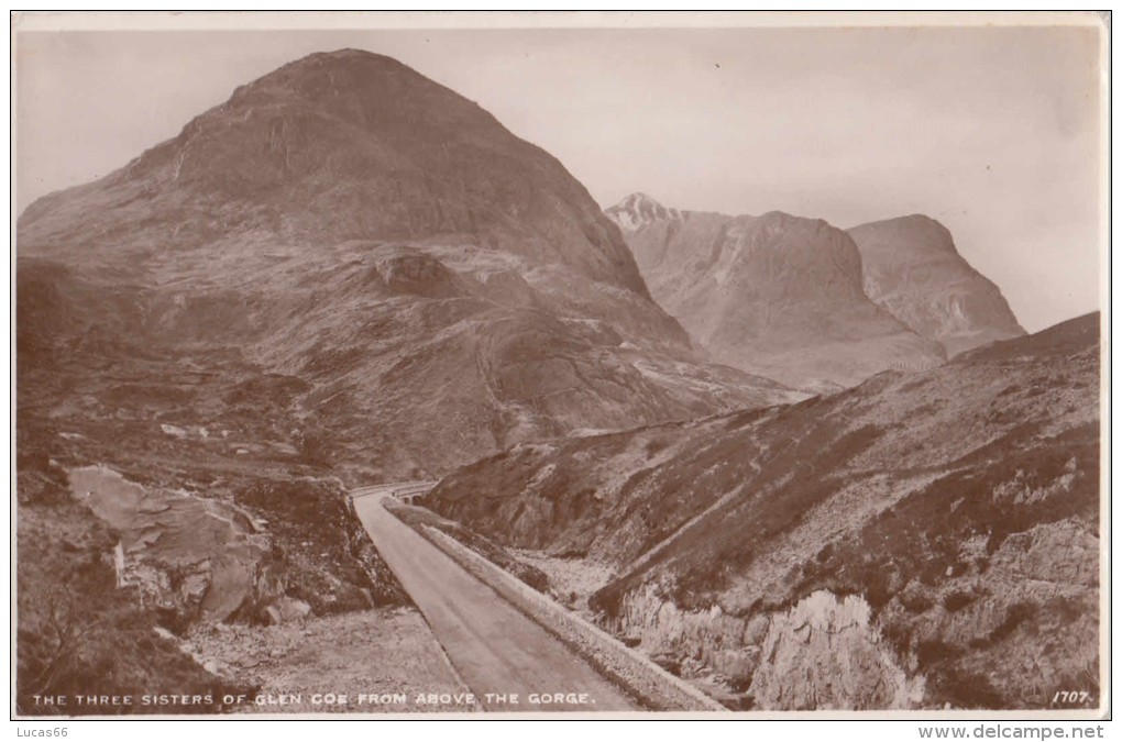 1949 THE TREE SISTERS OF GLEN COE FROM ABOVE THE GORGE - Other & Unclassified