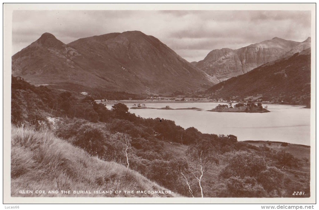 C1930 GLEN COE AND THE BURIAL ISLAND OF THE MC DONALDS - Other & Unclassified