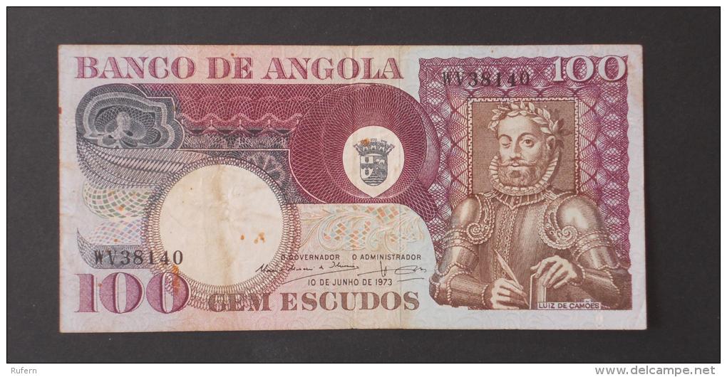 ANGOLA  100  ESCUDOS  1973     -    (Nº02985) - Angola