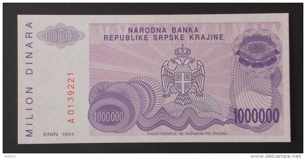 SERVIA  1000000  DINARA  1994     -    (Nº02988) - Croatia