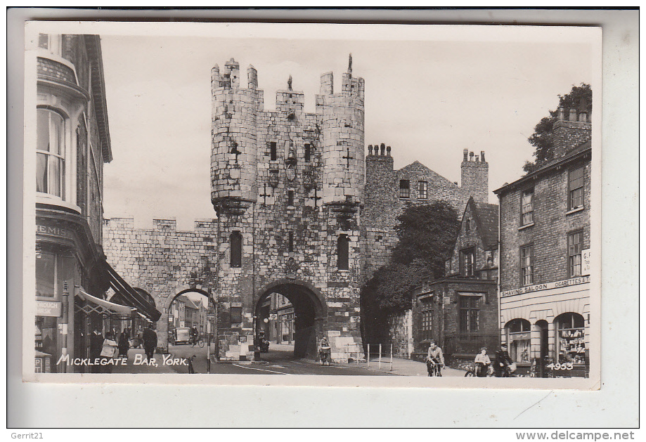 UK - ENGLAND - YORKSHIRE - YORK, Micklegate Bar, 1950 - York