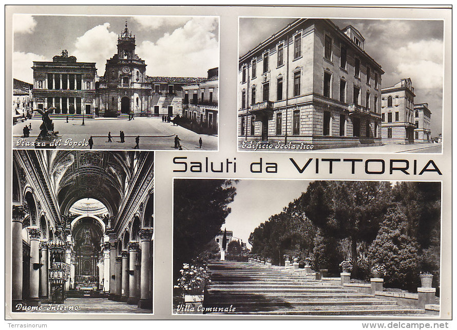 $3-2756- Saluti Da Vittoria - F.g. Viaggiata - Vittoria