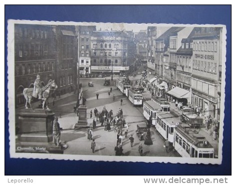 AK CHEMNITZ Strassenbahn Ca.1940 //  D*8801 - Chemnitz