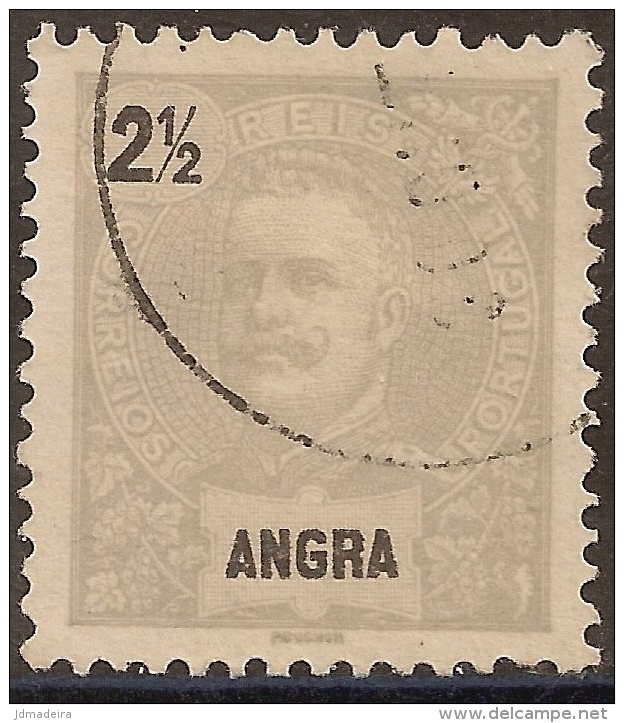 Angra – 1897 King Carlos 2 1/2 Réis - Angra