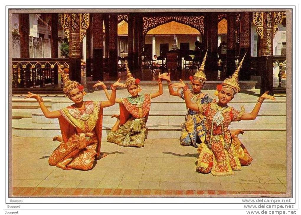 THAILANDE - SIAM - BANGKOK - CPM - 336 - DANSE - DANSEUSES - MAE BOT DANCE - éditeur THAI SILPA - Thaïlande