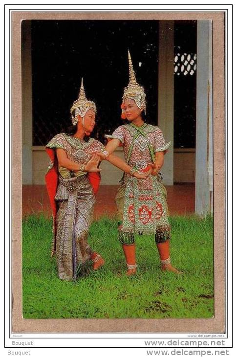 THAILANDE - SIAM - BANGKOK - CPM - 287 - DANSE - DANSEUSES THAI - THAI CLASSICAL DANCE - éditeur GOLDEN PENINSULA ? - Thaïland