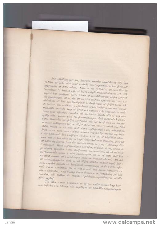 Svenska - Polar-Expeditionen Ar 1868  ( Expedition Polaire ) Mauvais état / Ex Libris Paul émile Victor - Skandinavische Sprachen