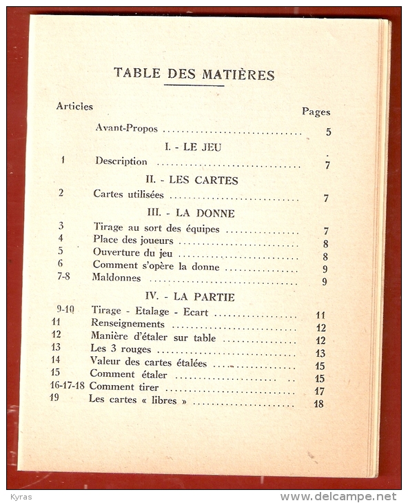 Livret 44 P.(10,5 X13,5 Cm)  CANASTA  . REGLE OFFICIELLE Du Régency Club Et De La Commission Nale Américaine - Jeux De Société