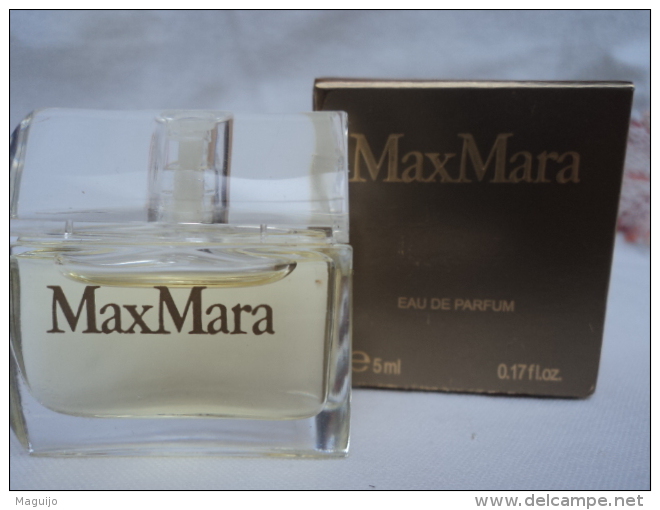 MAX MARA "" MAX MARA "" MINI EDP 5 ML  VOIR  & LIRE !!! - Miniaturas Mujer (en Caja)