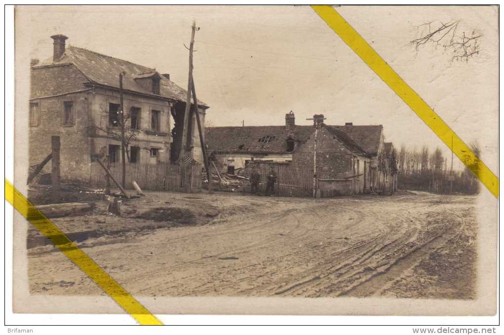 02 AISNE VORGES Canton De LAON  CARTE PHOTO ALLEMANDE MILITARIA 1914/1918 - Other & Unclassified