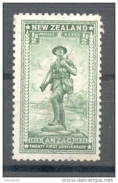 Neuseeland New Zealand 1936 - Michel Nr. 210 * - Neufs