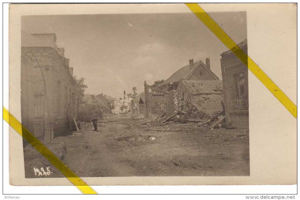 62 PAS DE CALAIS QUEANT  Canton De MARQUION   CARTE PHOTO ALLEMANDE MILITARIA 1914/1918 - Autres & Non Classés