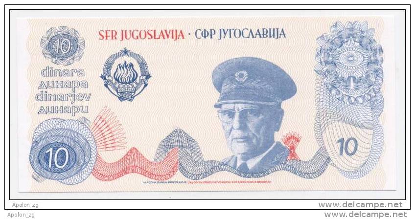 YUGOSLAVIA: 5 Dinar ND1980 UNC *J.B.TITO/ PROOF NOTE - Yugoslavia