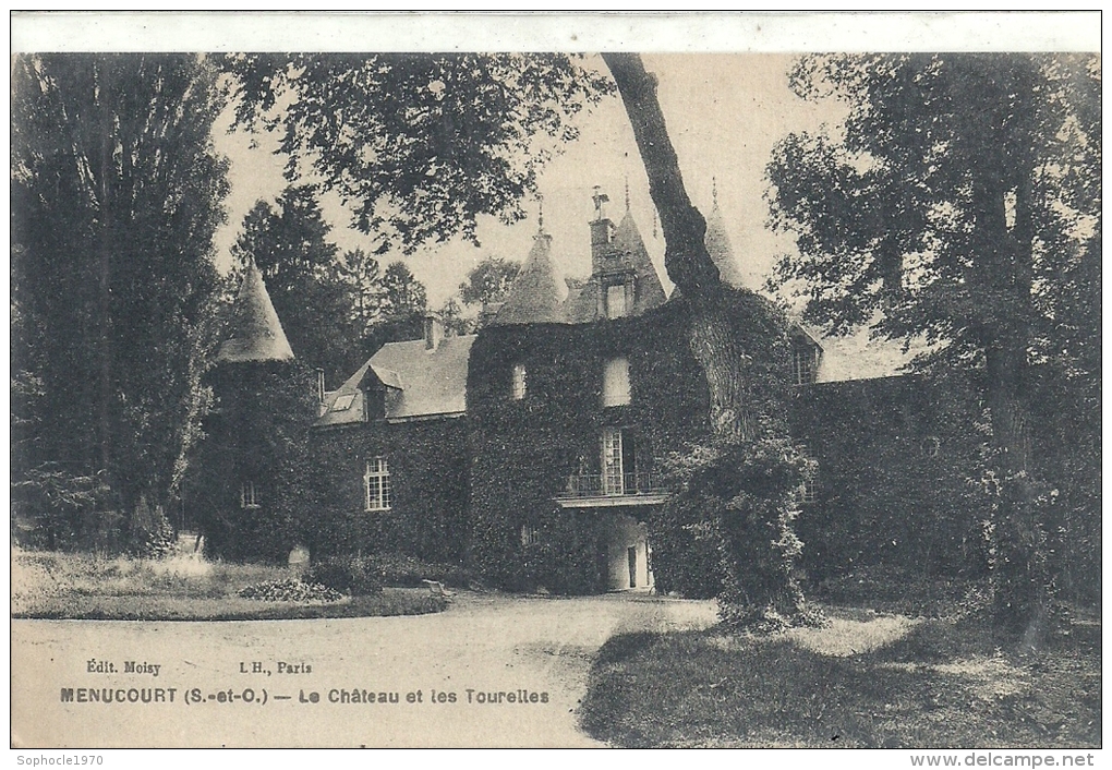 ILE DE FRANCE - 95 - VAL D'OISE - MENUCOURT - Le Château Et Les Tourelles - Menucourt