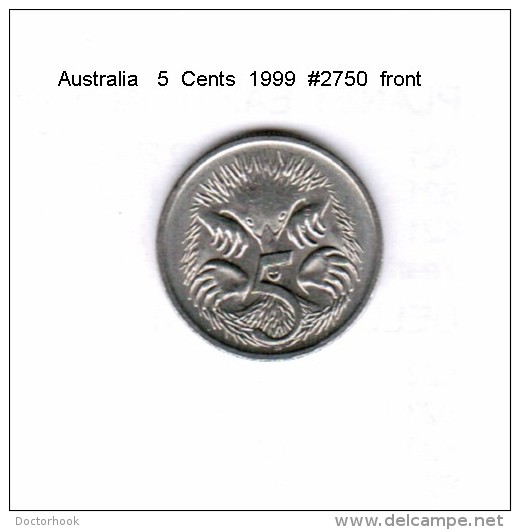 AUSTRALIA   5  CENTS  1999  (KM # 401) - 5 Cents
