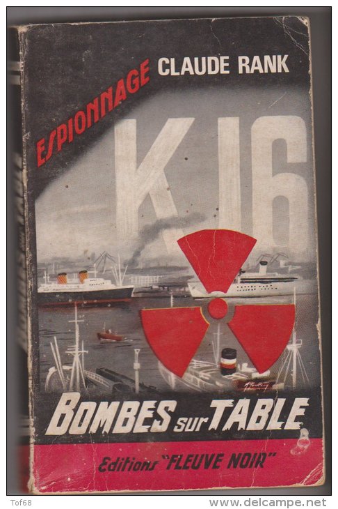 Bombes Sur Table Claude Rank Fleuve Noir Espionnage N° 463 - Fleuve Noir