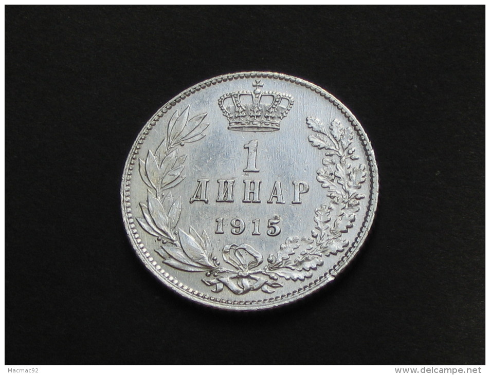 Dinar 1915 En Argent - Silver- SERBIE - SERBIA -  **** En Achat Immédiat Pour Cette Très Belle Monnaie   **** - Serbien