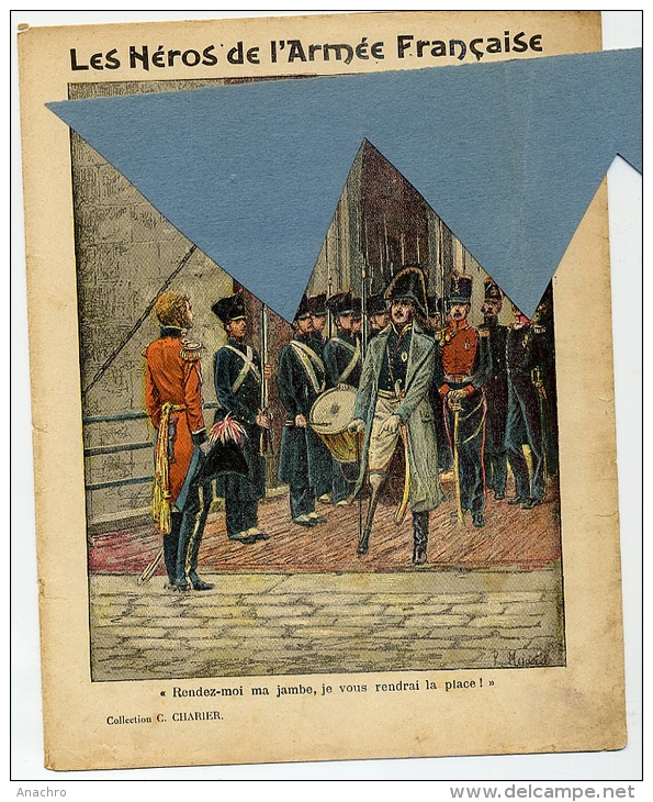 MILITAIRE Les HEROS De L´ ARMEE FRANCAISE Couverture Protège Cahier 1815 DAUMESNIL à VINCENNES / Coll. CHARIER - Schutzumschläge