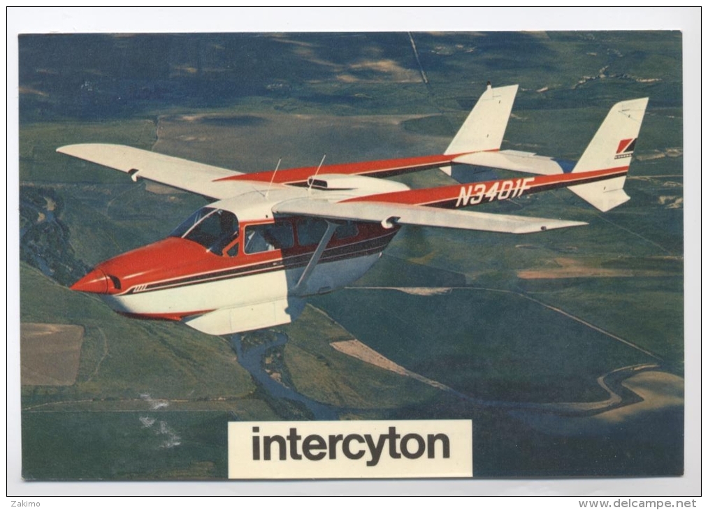 -CP GRAND FORMAT 20 CM X15 CM -CESSNA 337 SUPER SKYMASTER -RECTO/VERSO--PAPIER - 1946-....: Moderne