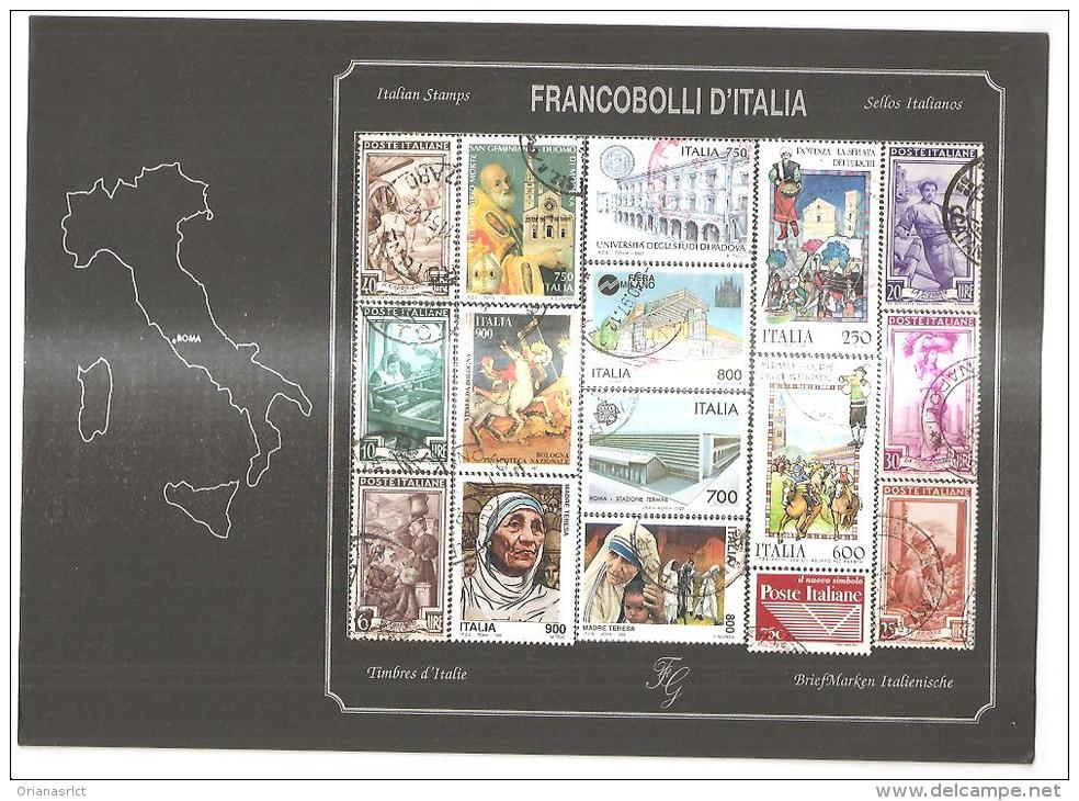 76172) Cartoncino Con Lotto Di Francobolli Usati - Collections