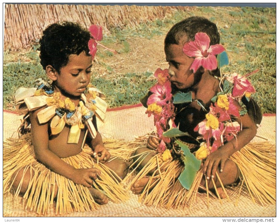 (888) Fiji - Childrens (posted In 1979 + Red Cross Advertsing At Back) - Fidji