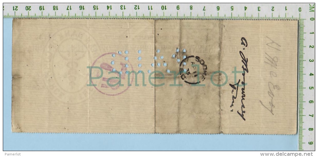 CHÈQUE BC, Canada - Paye THE GOVERNMENT OF THE PROVINCE OF BRITISH COLUMBIA DEP. OF PUBLIC WORKS BURNSIDE 1935 - Cheques & Traveler's Cheques