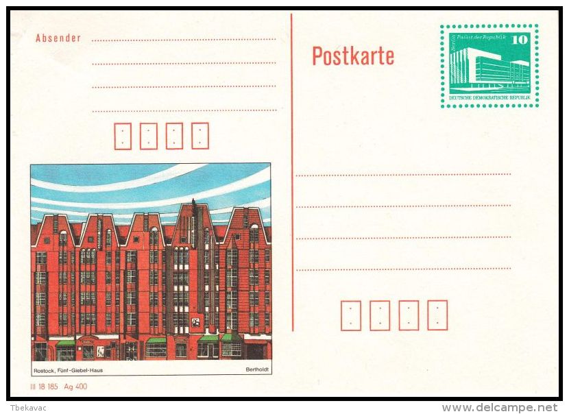 Germany GDR, Postal Stationery Mint - Postkarten - Ungebraucht