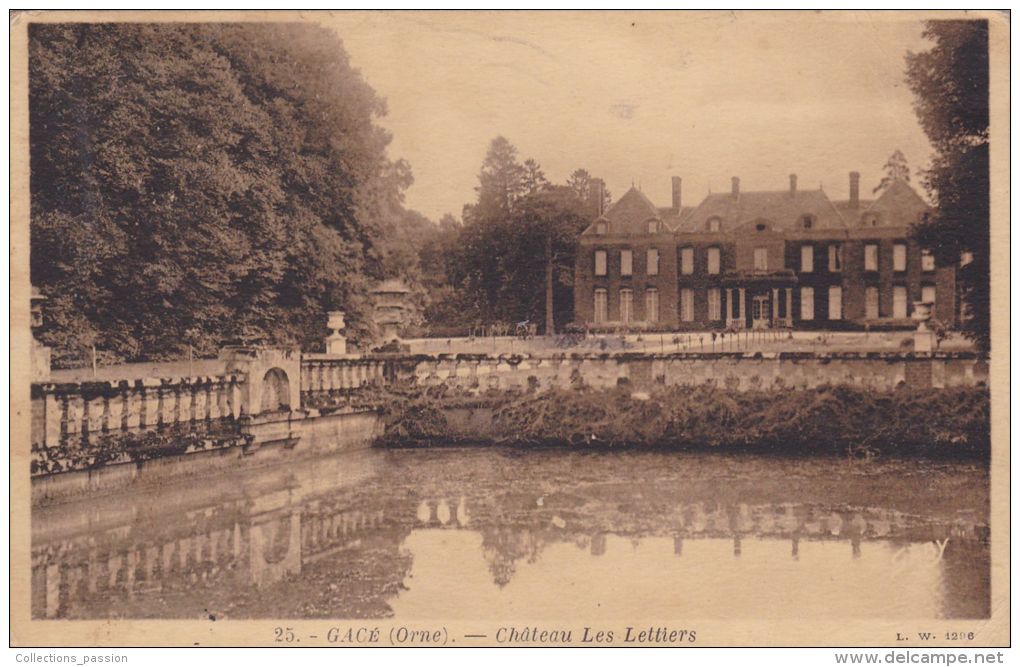 Cp , 61 , GACÉ , Château Les Lettiers - Gace