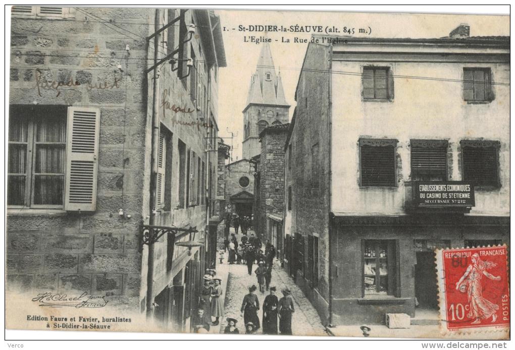 Carte Postale Ancienne De  SAINT DIDIER - Saint Didier En Velay