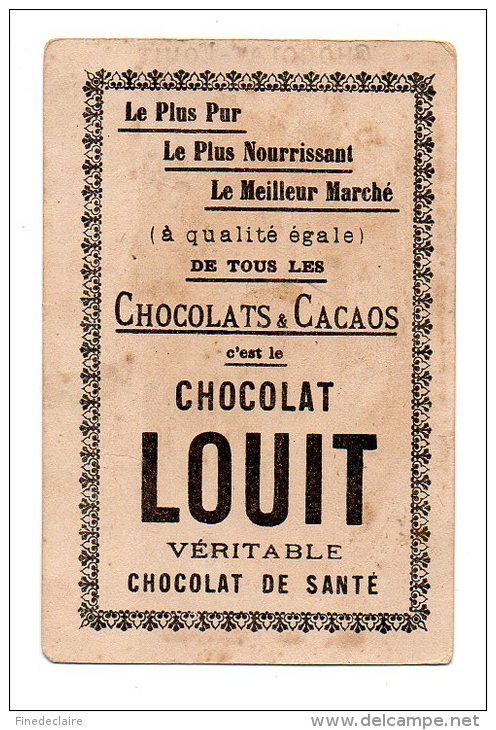 Chromo - Chocolat Louit - Fausse Alerte ( A. Durand ) - Louit