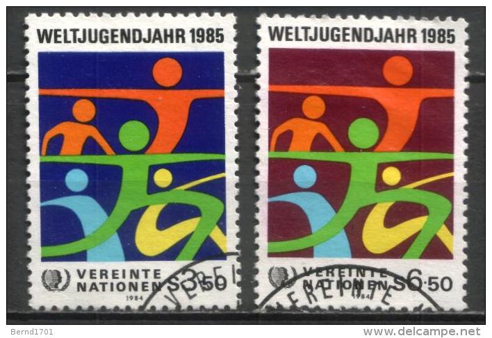 UN Wien - Mi-Nr 45/46 Gestempelt / Used (n405) - Used Stamps