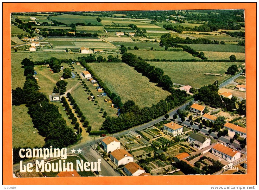 SOULLANS - 85 Vendée - Camping Le Moulin Neuf Vue Générale Aérienne - Soullans