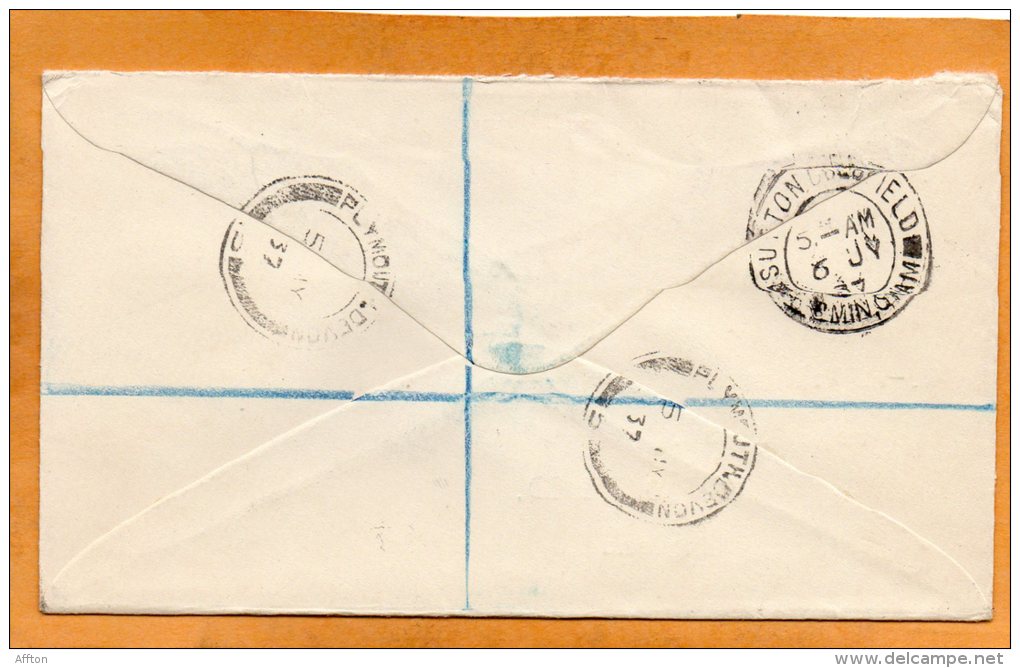 Grenada 1937 Registered Cover - Grenade (...-1974)