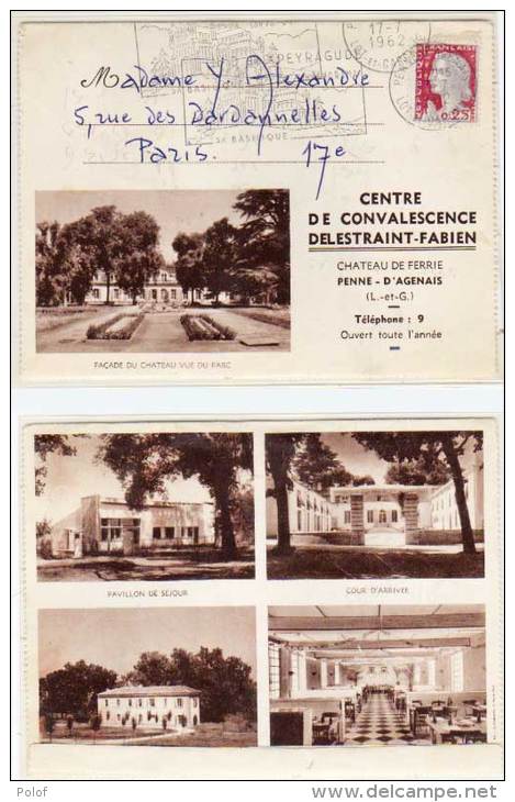 PENNE D' AGENAIS - Chateau De Ferrie -Centre De Convalescence Delestraint-Fabien   (60939) - Autres & Non Classés