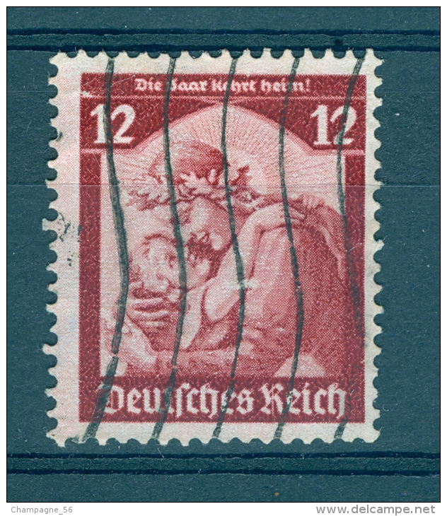 VARIÉTÉS 1935 N° 526 FEMME ENFANT 12 DEUTFCHES REICH OBLITÉRÉ YVERT TELLIER 0.80 € - Plaatfouten & Curiosa