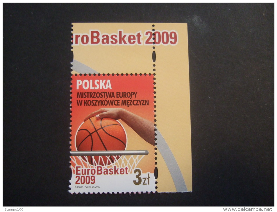 POLAND   2009   EUROPEAN BASKET  CHAMPIONSHIP      MNH  **   (S52-075) - Neufs