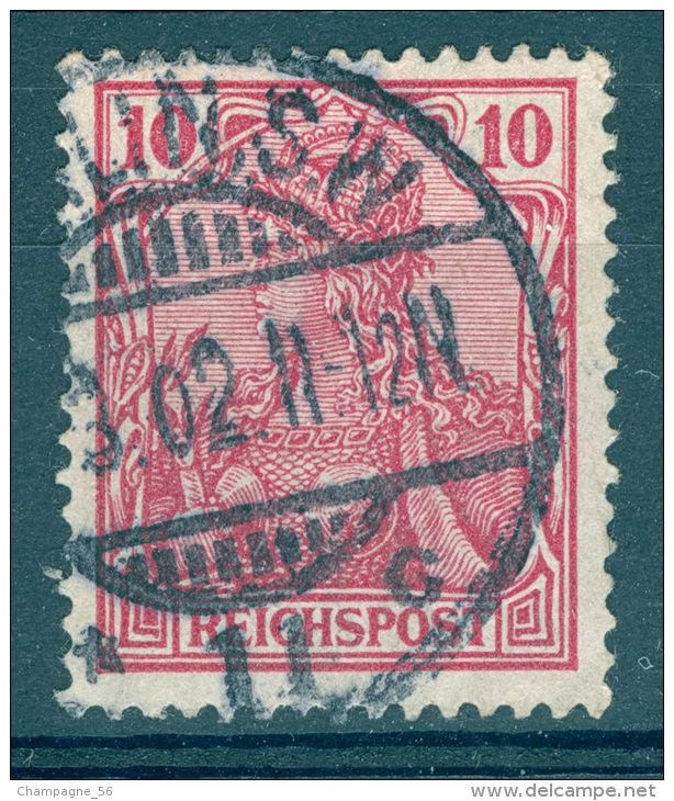 VARIÉTÉS  1900  N° 54 REICHSPOST  3 . 02 . 11 OBLITÉRÉ YVERT TELLIER 0.80 € - Plaatfouten & Curiosa