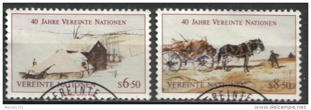 UN Wien - Mi-Nr 51/52 Gestempelt / Used (n417) - Used Stamps