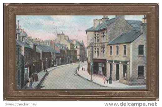 HIGH STREET GALASHIELS USED 1909 SELKIRKSHIRE GALASHIELS DOUBLE RING POSTMARK  SCOTLAND - Selkirkshire